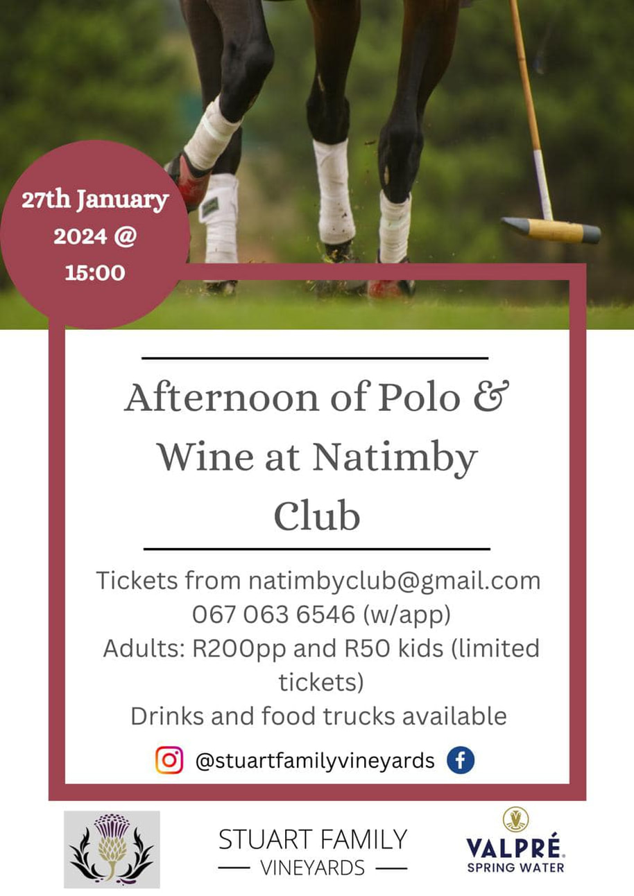 Polo near Hermanus - 27th Jan 2024 - Natimby Club - Stuart Family Vineyards