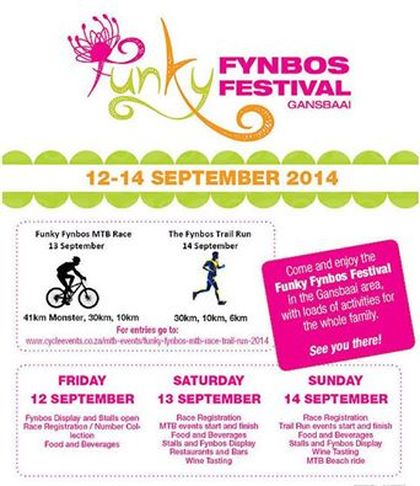 Funky Fynbos Festival at Gansbaai 2014
