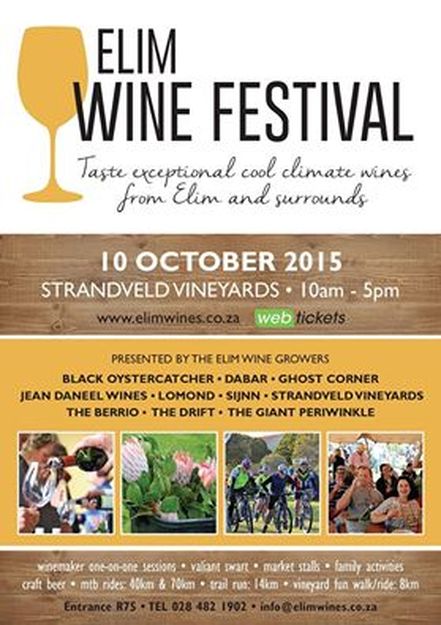 Elim Wine Festival 10th October 2015