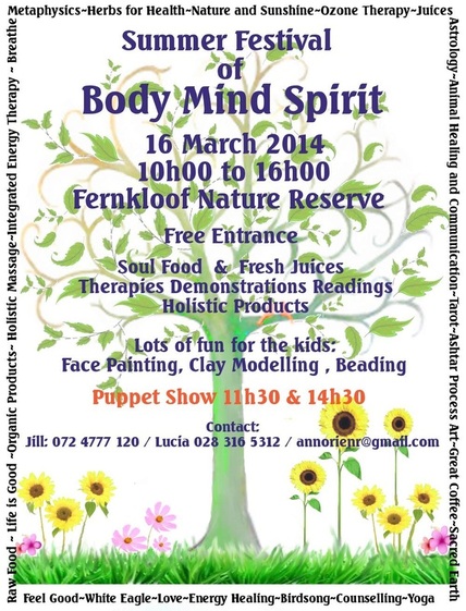 Body, Mind and Spirit Festival, Fernkloof, Hermanus