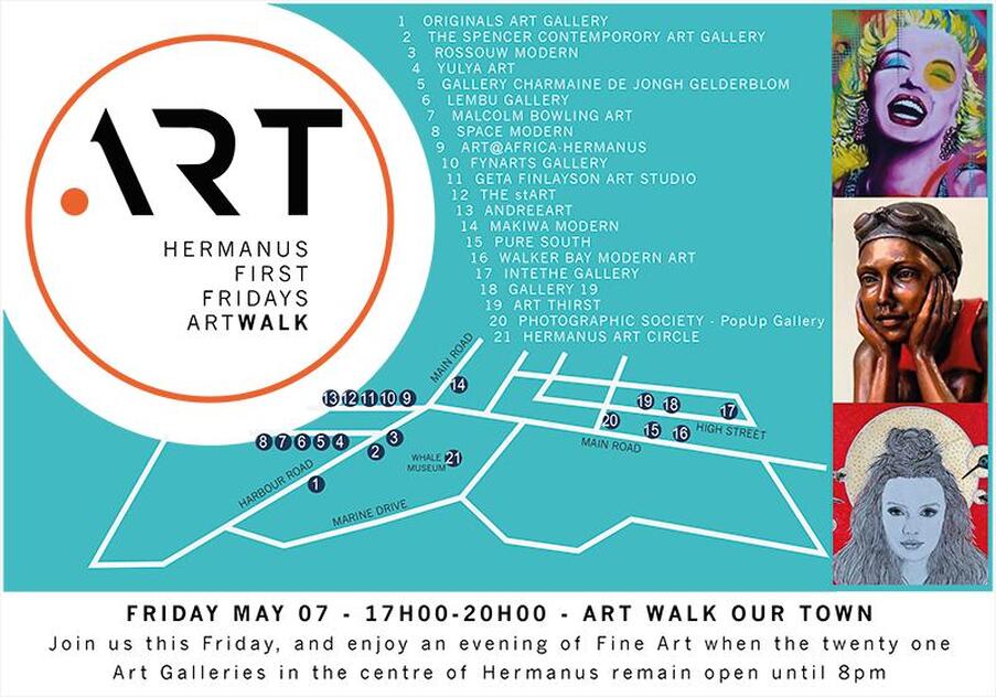 First Friday Art Walk in Hermanus - #hermanusisopen iloveHermanus
