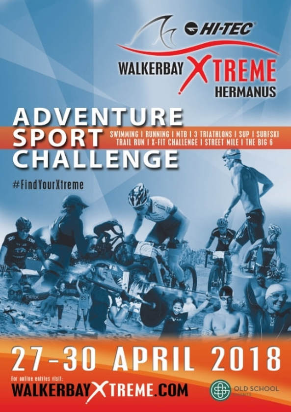 Hermanus Walkerbay Xtreme Sports Festival is on 27th to 30th April, 2018