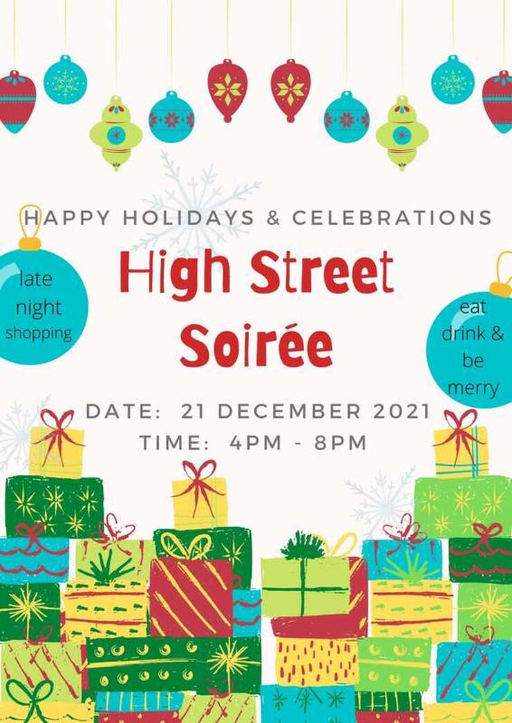 High Street Market in Hermanus - 21st December - 16.00pm to 20.00pm