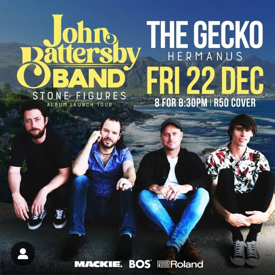 John Battersby Band, at The Gecko Bar, Hermanus New Harbour 22nd Dec 2023