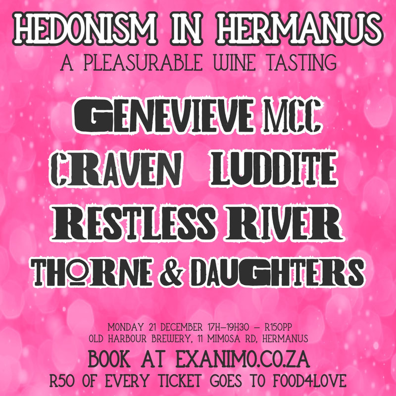 Hedonism in Hermanus - 21st Dec 17.00pm - wine tasting at Old Harbur Brewery Hermanus