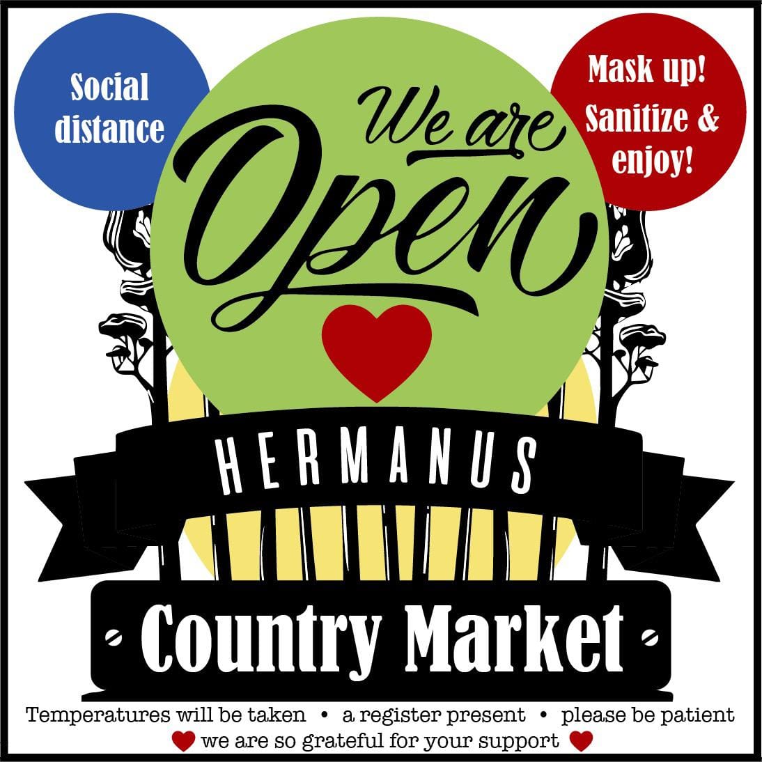 Hermanus Country Market, Cricket grounds at Hermanus Heights