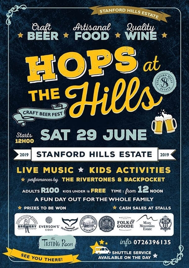 Hops at the Hills, Stanford Hills Winery - Festival 29th June 2019